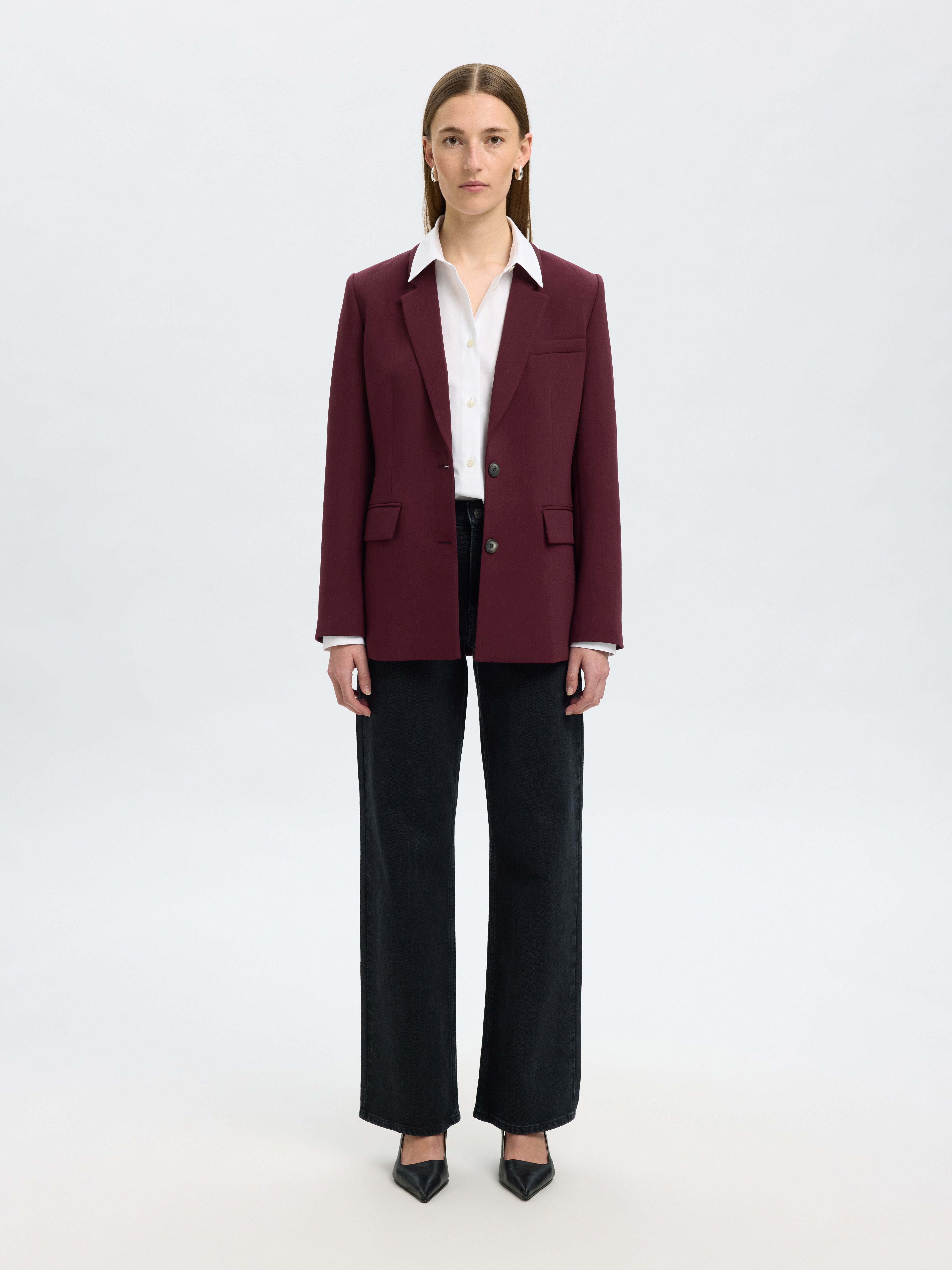 SLFRITA LS CLASSIC BLAZER MEL NOOS Fig — Appart 17 Bruxelles