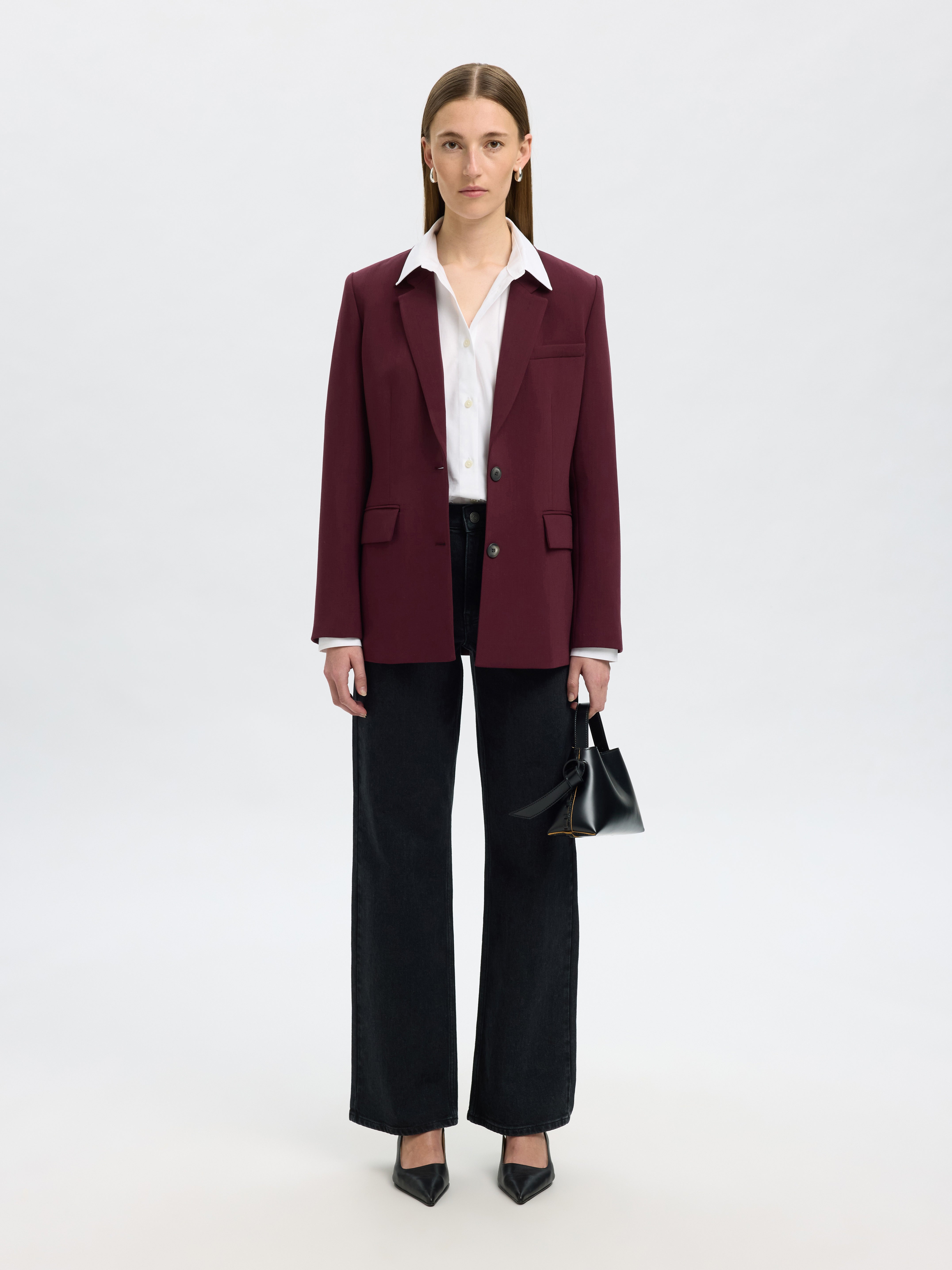 SLFRITA LS CLASSIC BLAZER MEL NOOS Fig — Appart 17 Bruxelles