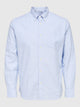 SLHREGRICK-OX SHIRT LS NOOS — SELECTED HOMME BLACK — vue 16 | Appart 17