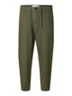 SLH180 RELAXED CROPPED MAGNUS SUN PANT — SELECTED HOMME BLACK — détail | Appart 17