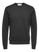 SLHBERG CREW NECK NOOS — SELECTED HOMME BLACK — vue 18 | Appart 17