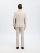 SLHREGULAR-WILL LINEN BLZ NOOS — SELECTED HOMME BLACK — vue de face | Appart 17