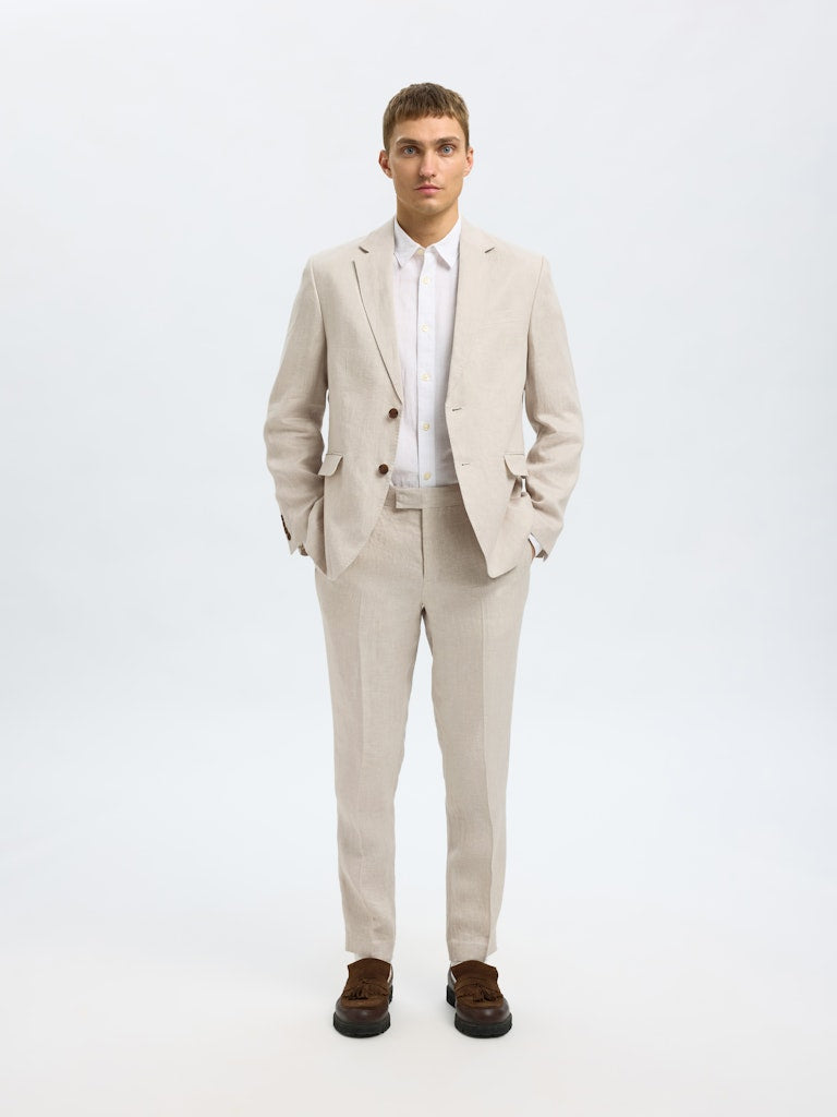 SLHREGULAR-WILL LINEN BLZ NOOS — SELECTED HOMME BLACK | Appart 17 Bruxelles