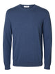 SLHBERG CREW NECK NOOS — SELECTED HOMME BLACK — vue 24 | Appart 17