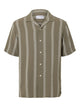 SLHRELAX-SAL SHIRT SS RESORT NOOS — SELECTED HOMME BLACK — porté | Appart 17