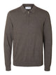 SLHBERG LS HALF ZIP POLO NOOS — SELECTED HOMME BLACK — vue 7 | Appart 17