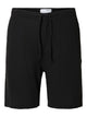 SLHREGSAL SHORTS — SELECTED HOMME BLACK — porté | Appart 17