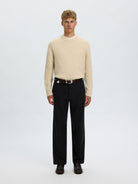 SLMALEX Pull — Oatmeal & Navy Blazer | Appart 17