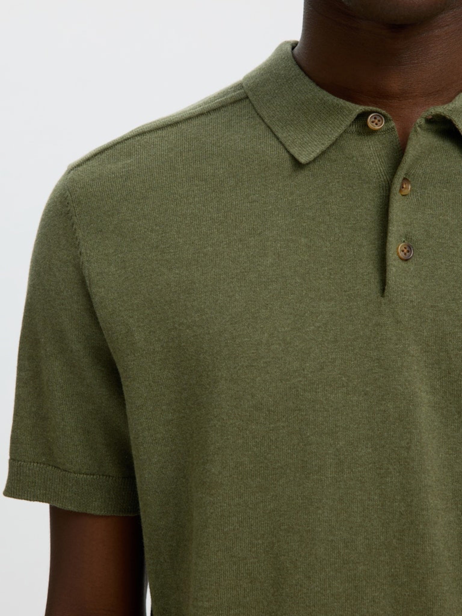 SLMBERG Polo maille manches courtes Kalamata Melange – Selected Homme | Appart 17