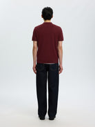 Selected Homme SLMBERG Polo maille manches courtes Tawny Port