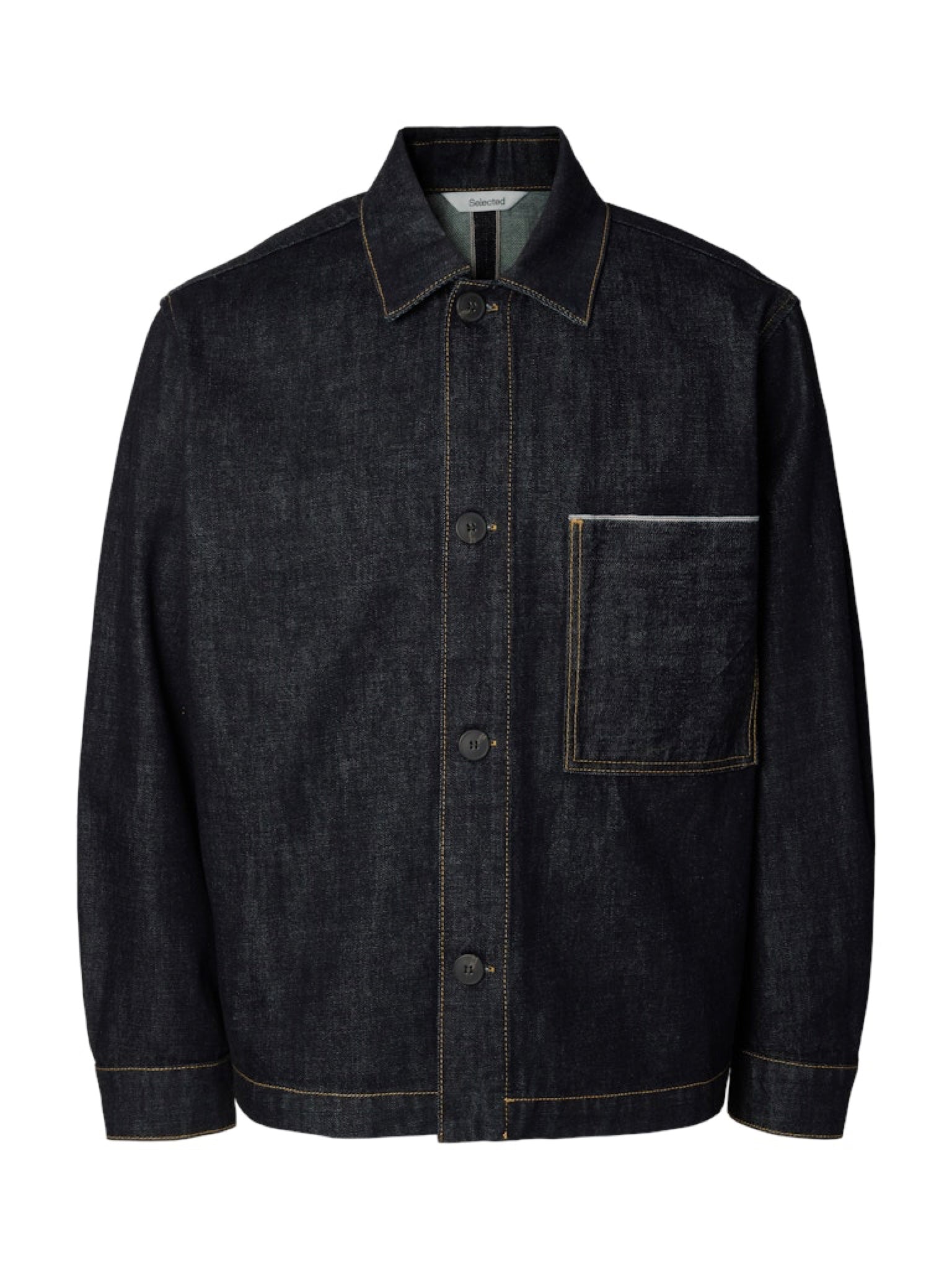 SLMREGULAR Veste — Dark Blue Denim | Appart 17
