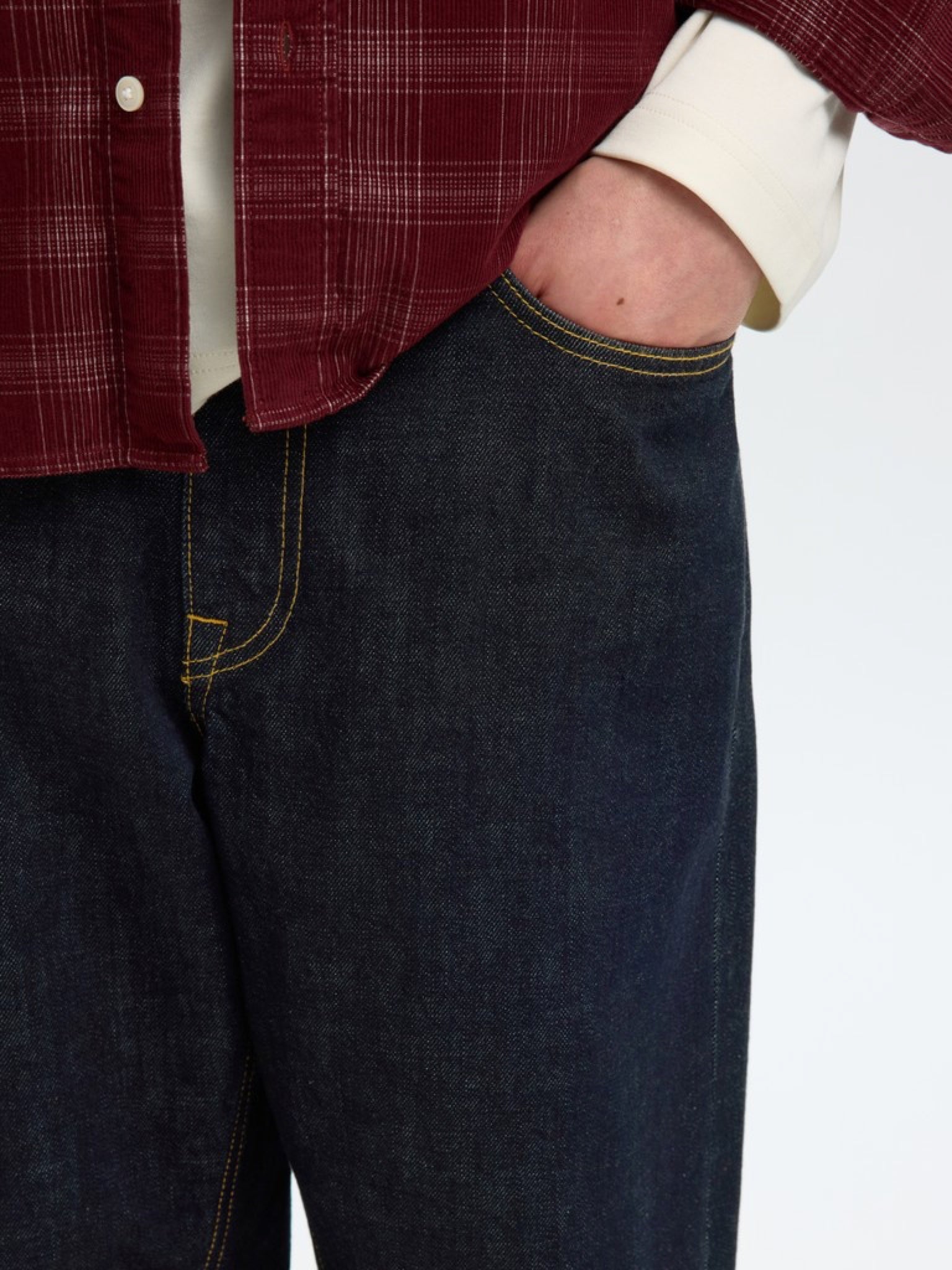SLM220-LOOSE Jean — Dark Blue Denim | Appart 17