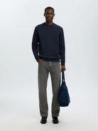 SLMTOM Sweat-shirt col rond doux Sky Captain – Selected Homme | Appart 17