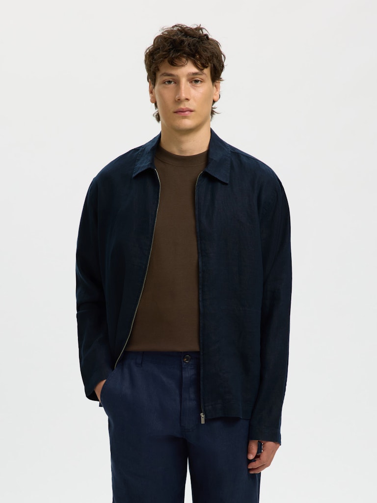 SLHREGJEREMY LINEN ZIP OVERSHIRT - SELECTED-MEN_Springsummer_4994895_16101636.jpg