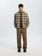 SLM220-LOOSE Pantalon en twill coupe loose Chocolate Chip – Selected Homme | Appart 17