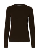 SLWMANJA Top col rond manches longues Delicioso – Selected Femme | Appart 17