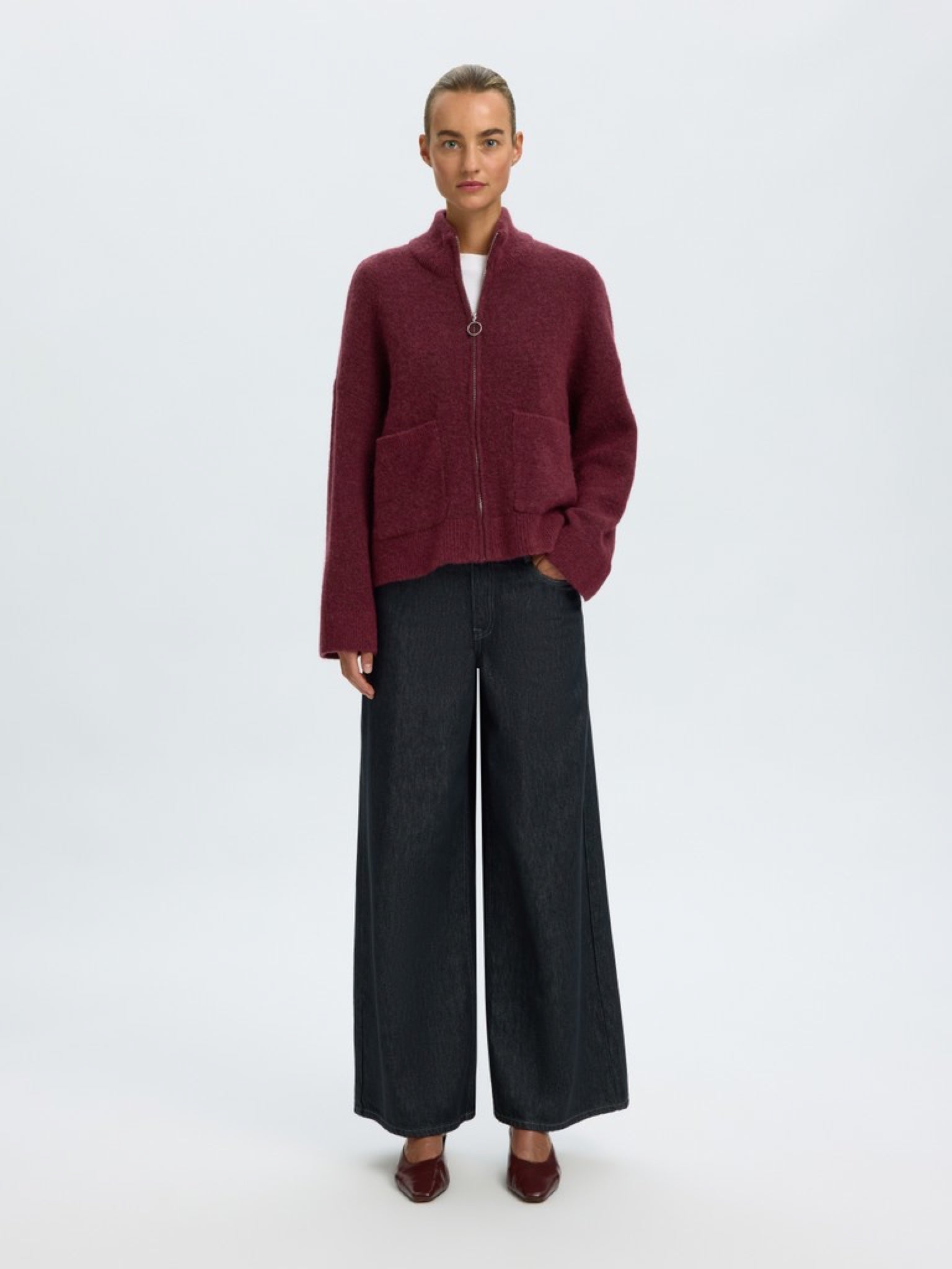 SLWSIA Cardigan — Tawny Port & Delicioso Melange | Appart 17
