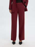 SLWRITA Pantalon — Tawny Port Melange | Appart 17