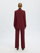 SLWRITA Pantalon — Tawny Port Melange | Appart 17