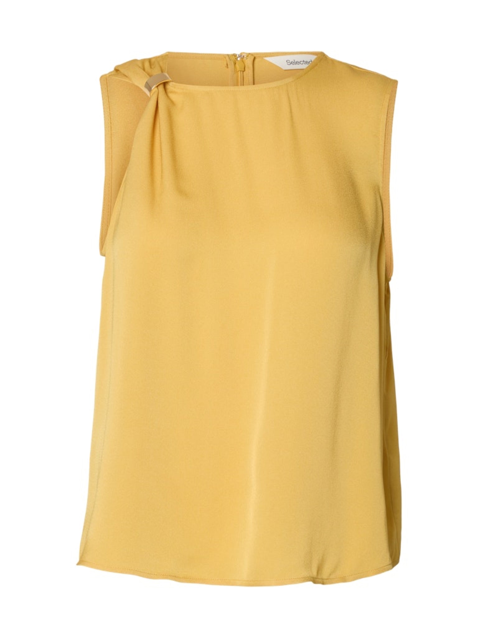SLFLAURA Top sans manches à finitions Ochre – Selected Femme | Appart 17