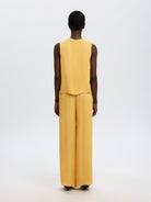 SLFLAURA Top sans manches à finitions Ochre – Selected Femme | Appart 17