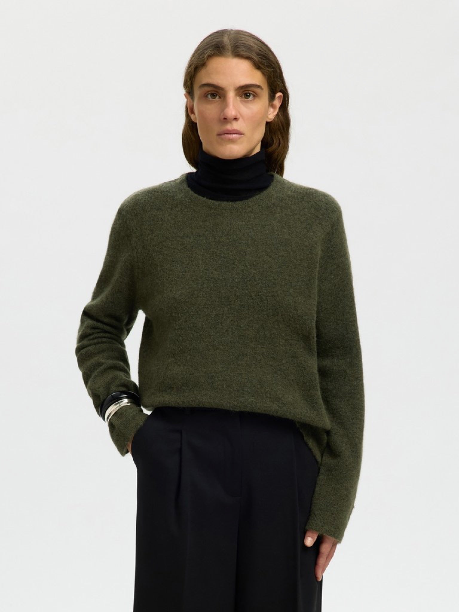 SLWLULU Pull — Kalamata Melange & Dark Sapphire Melange | Appart 17
