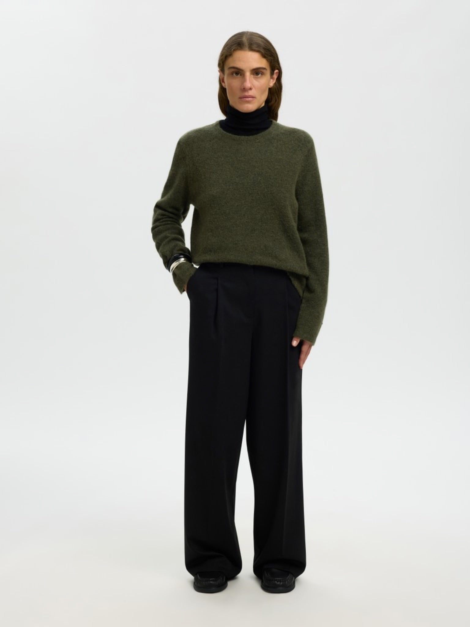 SLWLULU Pull — Kalamata Melange & Dark Sapphire Melange | Appart 17