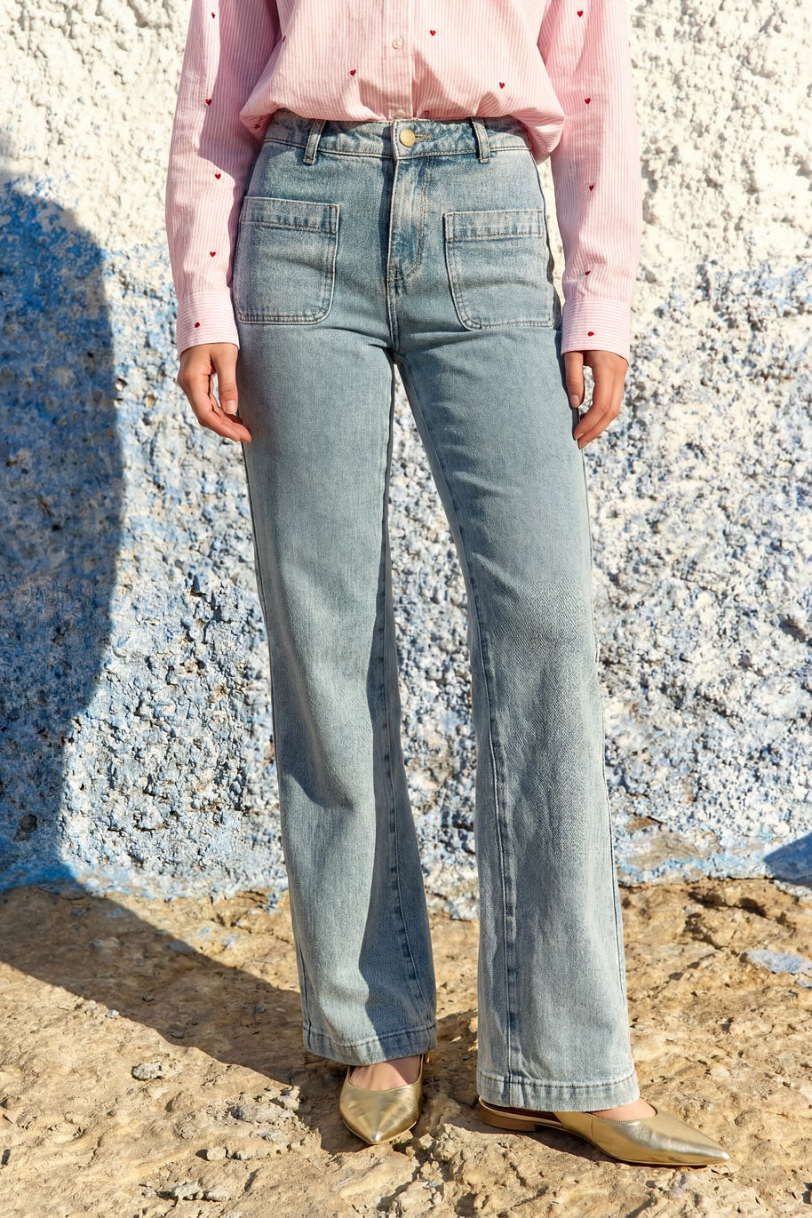 Jean Sonny marble wash — La petite étoile — Cardigans & Gilets | Appart17