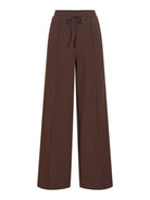 VICLUA Pantalon large taille haute Coffee Bean – VILA | Appart 17
