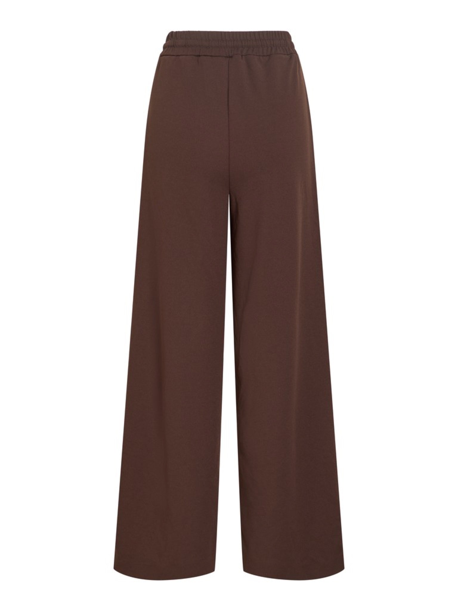 VICLUA Pantalon large taille haute Coffee Bean – VILA | Appart 17