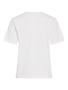 VILA VISYBILLA Top brodé col rond Snow White
