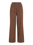 VISUDAS Pantalon large taille haute Coffee Bean – VILA | Appart 17
