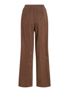 VISUDAS Pantalon large taille haute Coffee Bean – VILA | Appart 17
