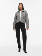 VIJADAS Veste zippée Gris chiné – VILA | Appart 17