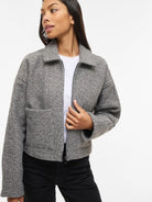 VIJADAS Veste zippée Gris chiné – VILA | Appart 17