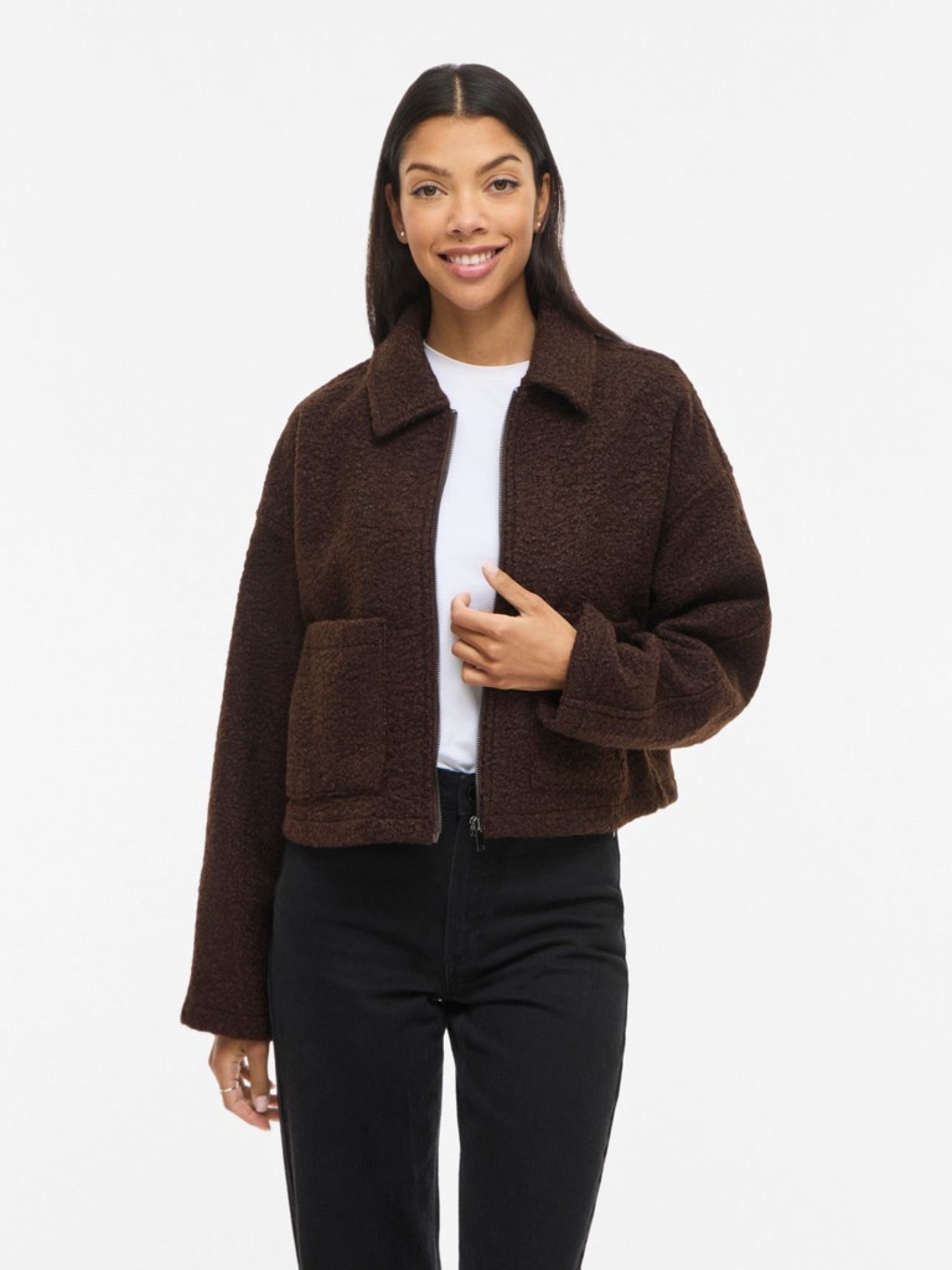 VIJADAS Veste zippée Coffee Bean – VILA | Appart 17