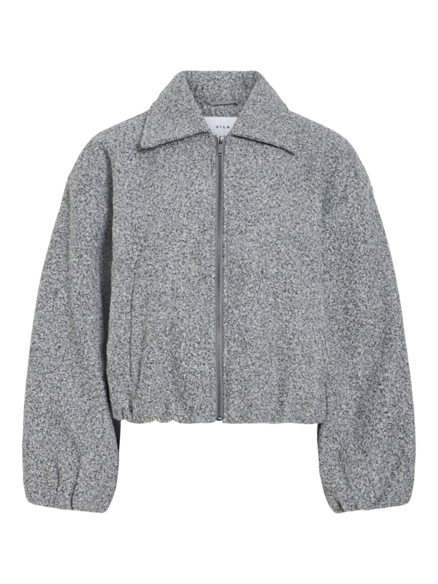 VIJADAS Veste — Medium Grey Melange | Appart 17