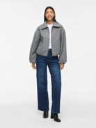VIJADAS Veste — Medium Grey Melange | Appart 17