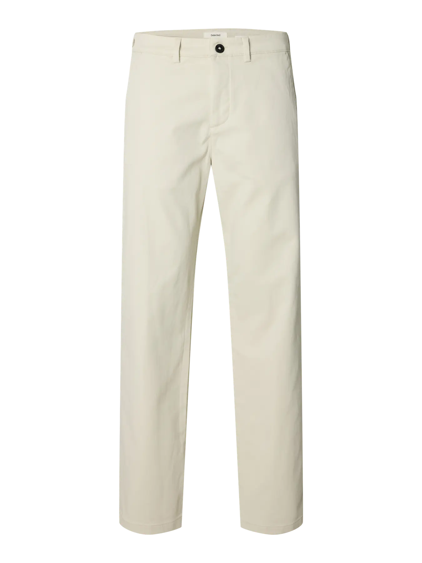 SLM196 MILES Pantalon droit twill — Silver Birch & Delicioso — vue 12 — Selected Homme | Appart 17 Bruxelles