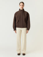 YASFIPURA Veste matelassée Chocolate Brown – YAS | Appart 17