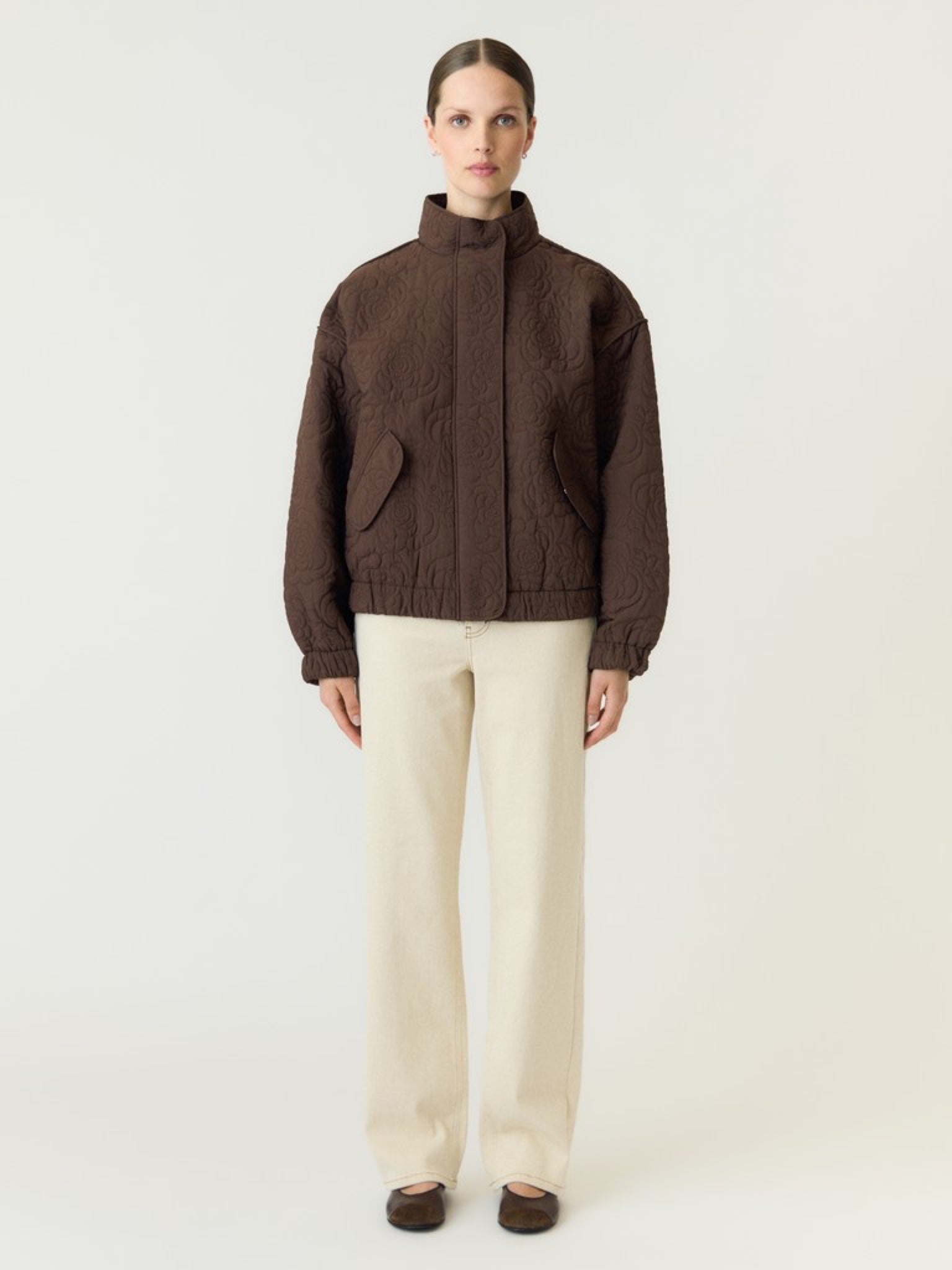 YASFIPURA Veste matelassée Chocolate Brown – YAS | Appart 17