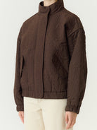 YASFIPURA Veste matelassée Chocolate Brown – YAS | Appart 17