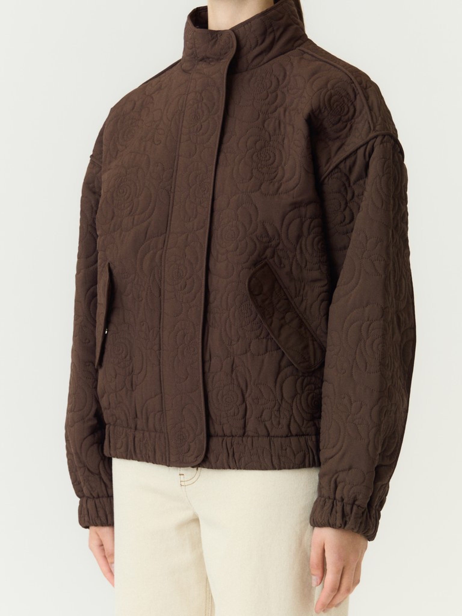 YASFIPURA Veste matelassée Chocolate Brown – YAS | Appart 17