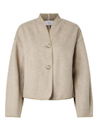 YASUMA Veste — Taupe Gray Melange | Appart 17