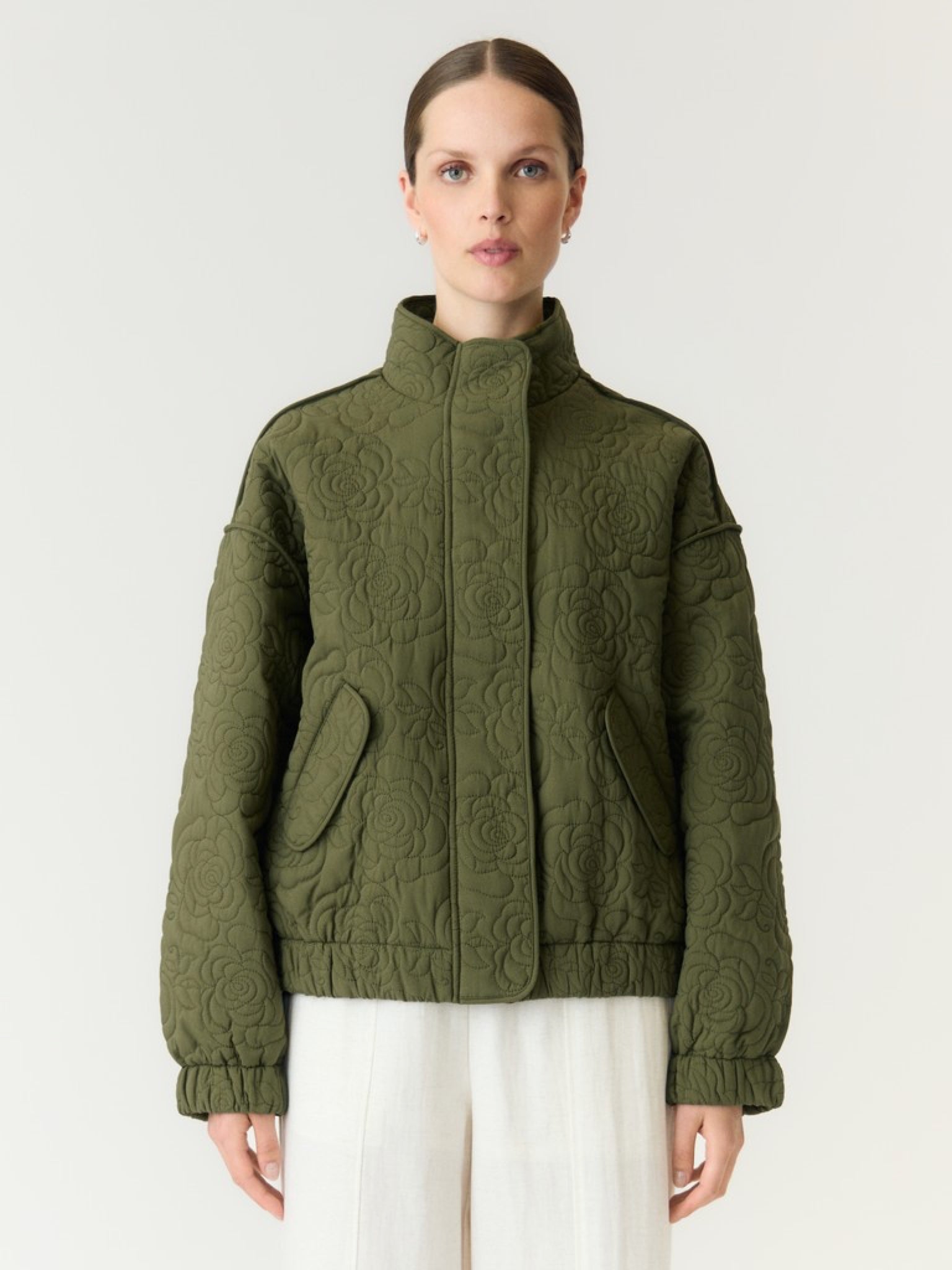 YASFIPURA Veste matelassée Sphagnum – YAS | Appart 17