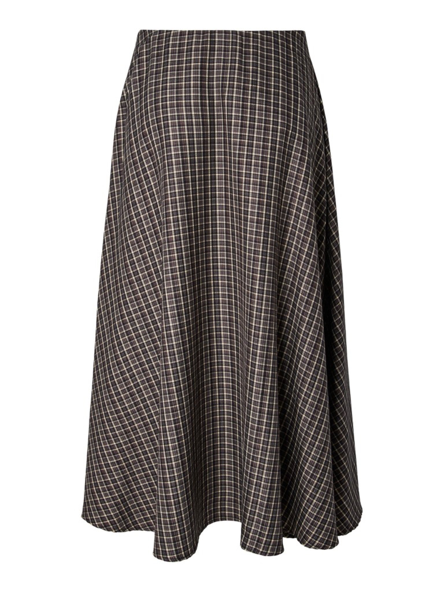 YASTULVA Jupe — Black Tulva Check | Appart 17