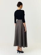 YASTULVA Jupe — Black Tulva Check | Appart 17