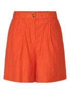 YAS YASSTAW Short Taille Haute Femme Rouge cerise