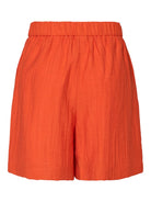 YAS YASSTAW Short Taille Haute Femme Rouge cerise