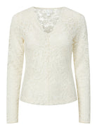 YASLACEY Top en dentelle col V Pristine – YAS | Appart 17
